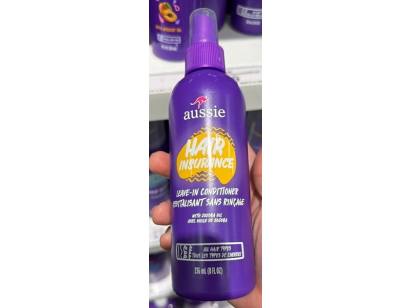 Aussie Hair Insurance, Jojoba Oil, 8 fl oz/236 mL, Pack Of 3.