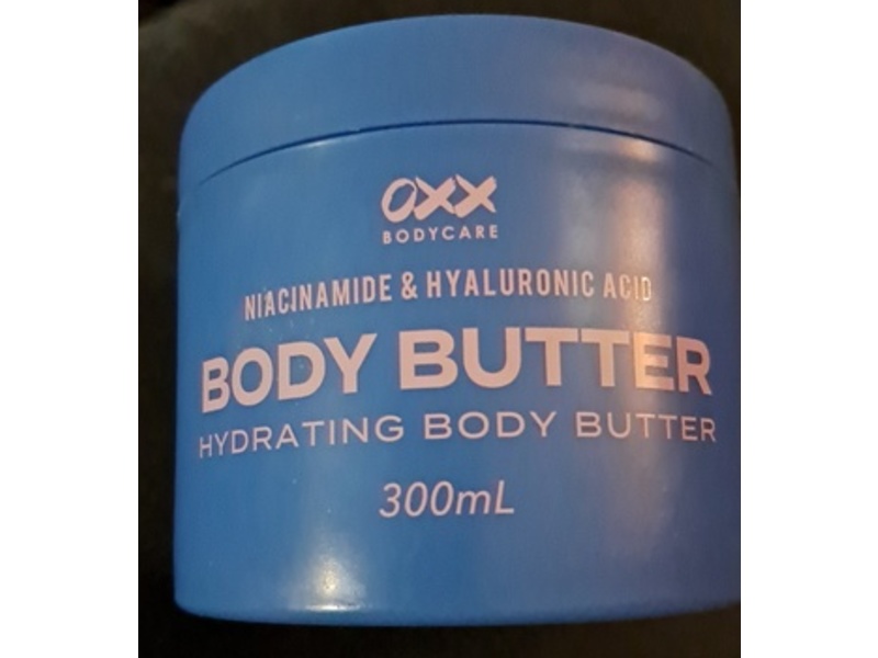 Oxx Bodycare Hydrating Body Butter, Niacinamide And Hyaluronic Acid, 300 mL