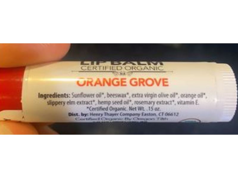 Thayers Natural Lip Balm, Orange Grove, 15 oz
