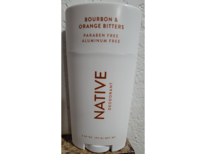 Native Deodorant, Bourbon & Orange Bitters, 2.65 oz/75 g