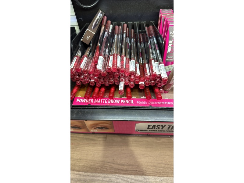 Nyx Professional Makeup Powder Louder Eyebrow Pencil, Black Cherry, 0.04 oz/1.15 g