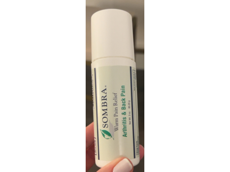 Sombra Warm Pain Relief Roll-On, 3 oz/85.05 g