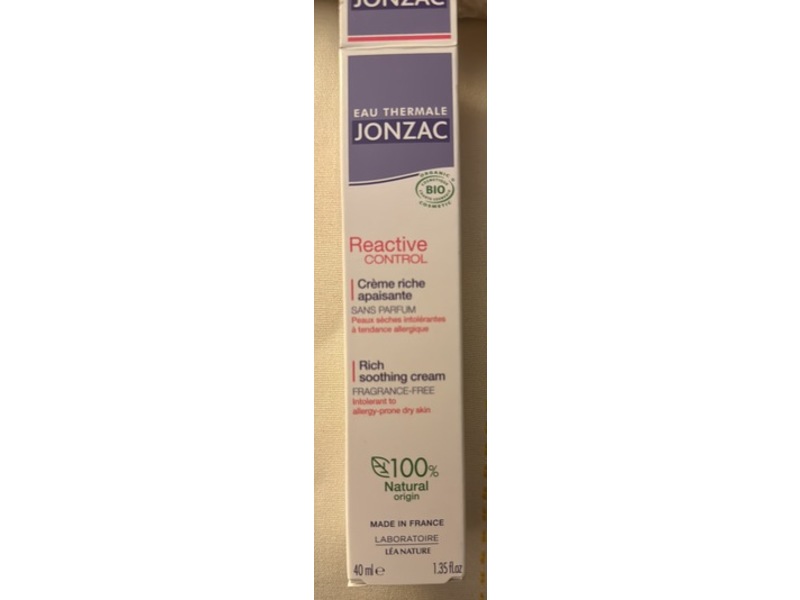 Eau Thermale Jonzac Rich Soothing Cream, 1.35 fl oz/40 mL
