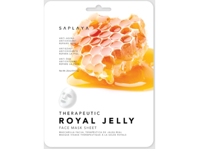 Saplaya Therapeutic Royal Jelly Face Mask Sheet, 0.8 fl oz/25 mL