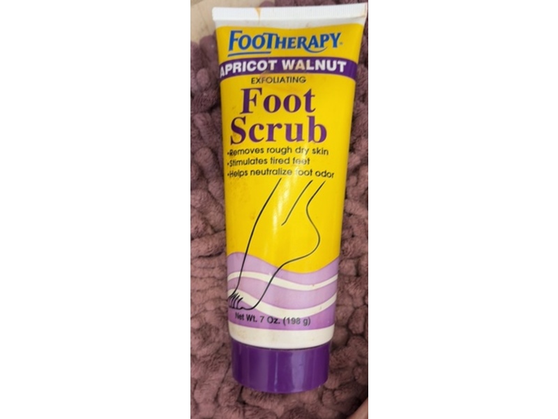 Queen Helene Footherapy Exfoliating Foot Scrub, Apricot Walnut, 7 oz/198 g