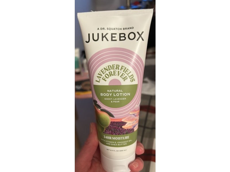 Jukebox Lavender Fields Forever Body Lotion, Lavender & Pear, 8.0 fl oz/236 mL