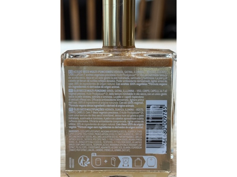 Nuxe Huile Prodigieuse Or Multi-Purpose Dry Oil, 1.6 fl oz/50 mL