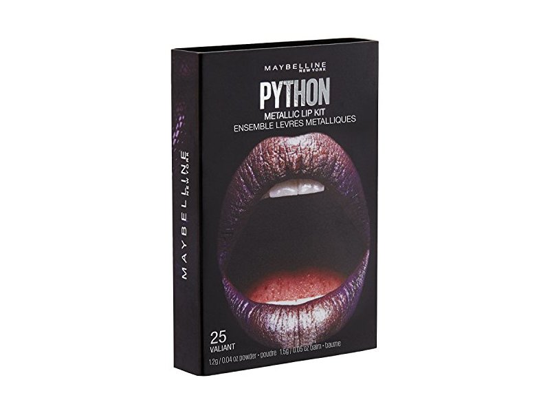 Maybelline New York Lip Studio Python Metallic Lip Makeup Kit, Valiant, 0.09 oz.