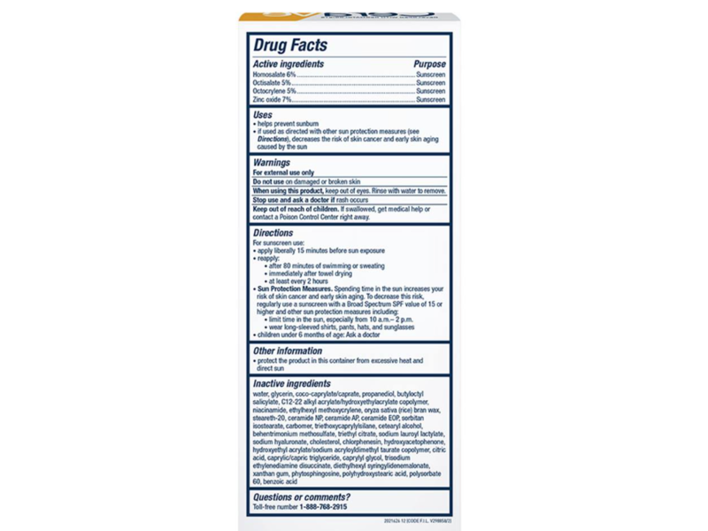 CeraVe Hydrating Sheer Sunscreen, SPF 30, 3 oz/89 mL