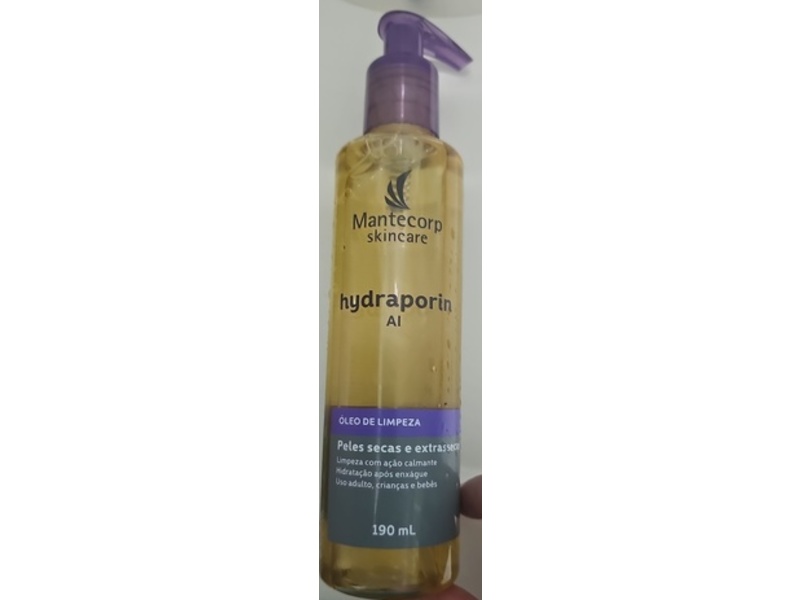 Mantecorp Skincare Hydraporin AI Cleansing Oil, 190 mL