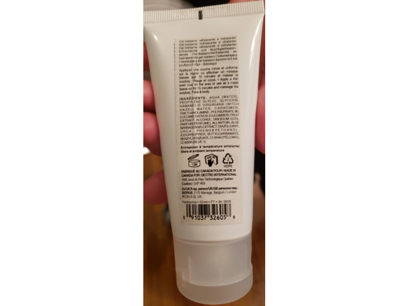 Action De Gala Hydraplus, Soothing & Moisturizing Balm Gel, 1.7 fl oz/50 mL