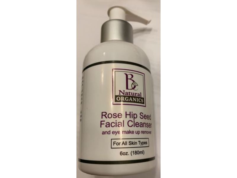 Be Natural Organics Rose Hip Seed Facial Cleanser, 6 Oz/180 mL