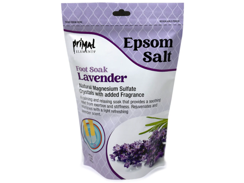 Primal Elements Epsom Salt Foot Soak, Lavender