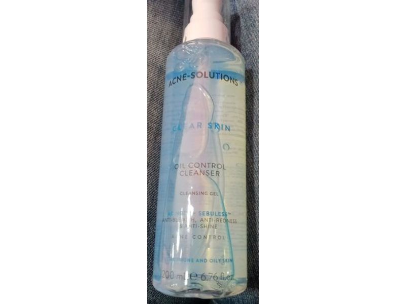 Nutriderma Acne Solutions Clear Skin Oil Control Cleanser, 6.76 fl oz/200 mL