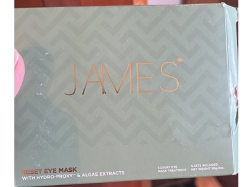James Cosmetics Reset Eye Mask, Hydro-Proxy & Algae Extract, 2 fl oz/58 g, 5 Sets