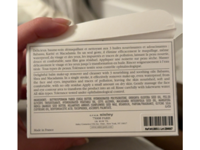 Sisley Paris Triple Oil Balm Make-Up Remover & Cleanser, 4.4 oz/125 g