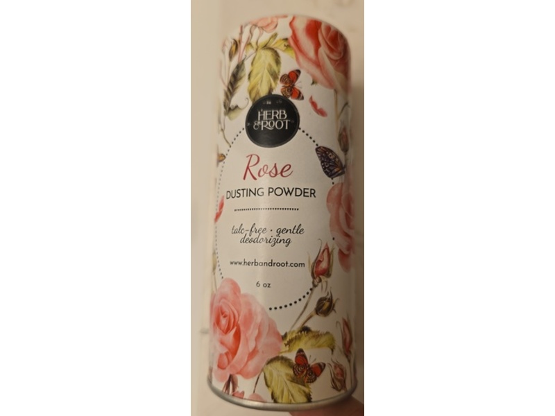 Herb & Root Dusting Powder, Rose, 6 oz