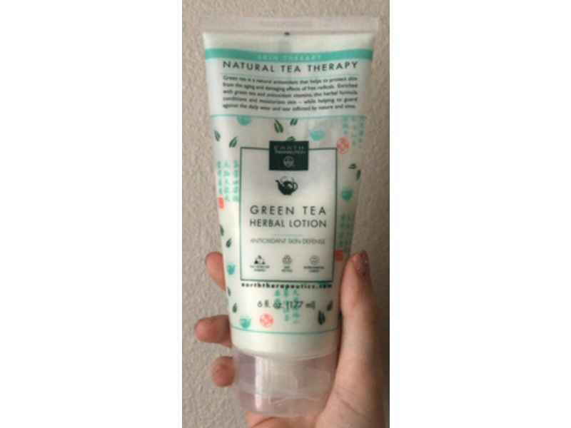 Earth Therapeutics Green Tea Herbal Lotion, 6 fl oz/177 mL