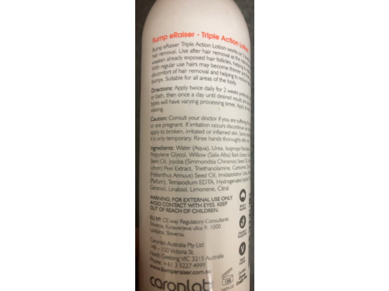 Bump Eraiser Triple Action Soothing Lotion 4.2 fl oz/125 mL