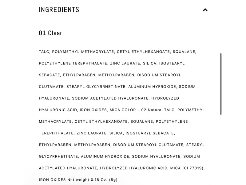 Canmake Secret Beauty Powder, 01 Clear, 0.18 oz/5 g