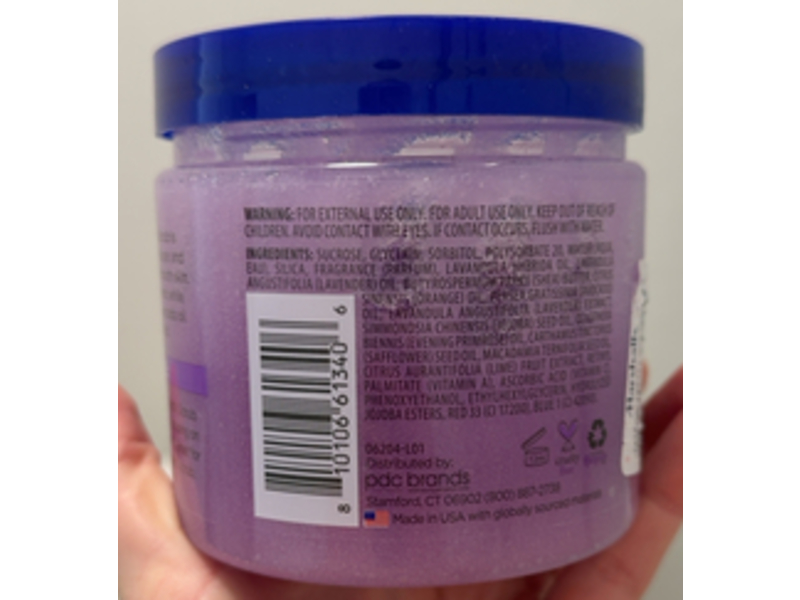 Dr Teal's Shea Sugar Scrub, Lavender Essential Oils, 19 oz/538 g, Pack Of 3