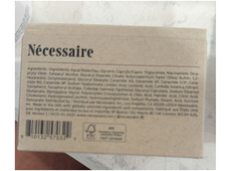 Necessaire The Body Cream, 6.8 fl oz/200 mL