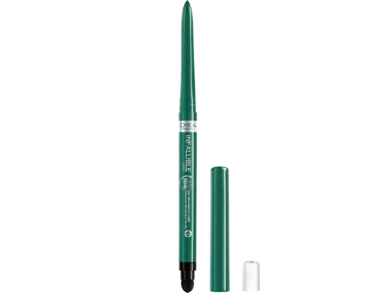 L'Oreal Paris Infallible Gel Mechanical Eyeliner, Emerald Green, 0.034 fl oz/1.0 mL