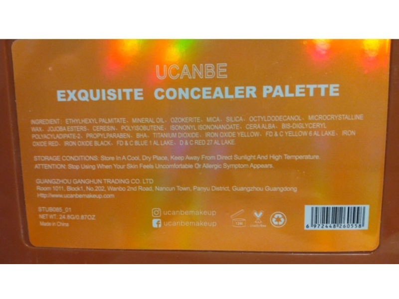 Ucanbe Exquisite Concealer Palette, 0.87 oz/24.8 g