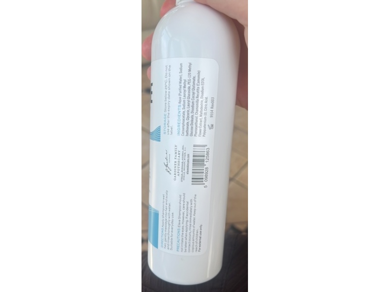 Elave Apothecary Shampoo, Sensitive, 13.5 fl oz/400 mL