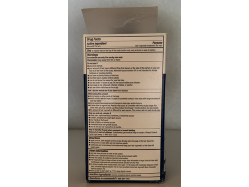 Equate Hair Regrowth Treatment, Extra Strength, 2 fl oz/60 mL, 3 Count