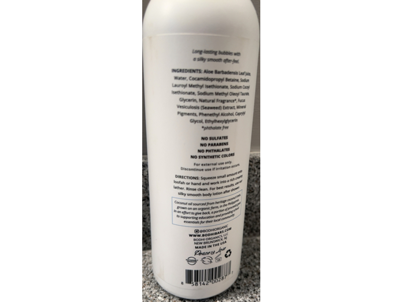 Bodhi Handmade Soap Body Wash, Ocean Breeze, 16 fl oz/ 474 mL