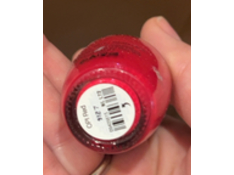 O.P.I Nail Lacquer, OPI Red, 0.5 fl oz/15 mL
