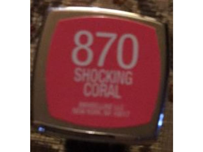 Maybelline New York Color Sensational Vivids Lipcolor, Shocking Coral, 0.15 fl oz