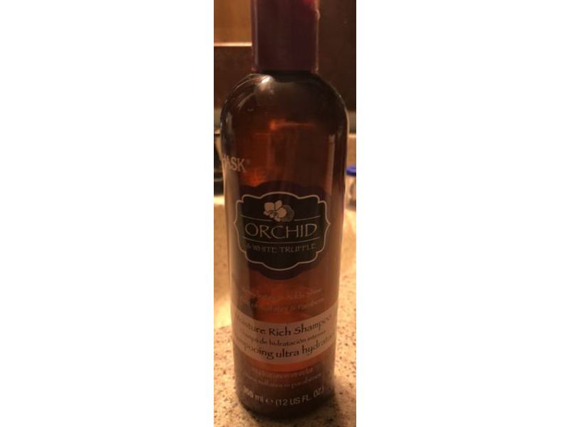 Hask Moisture Rich Shampoo, Orchid & White Truffle, 12 fl oz/355 mL