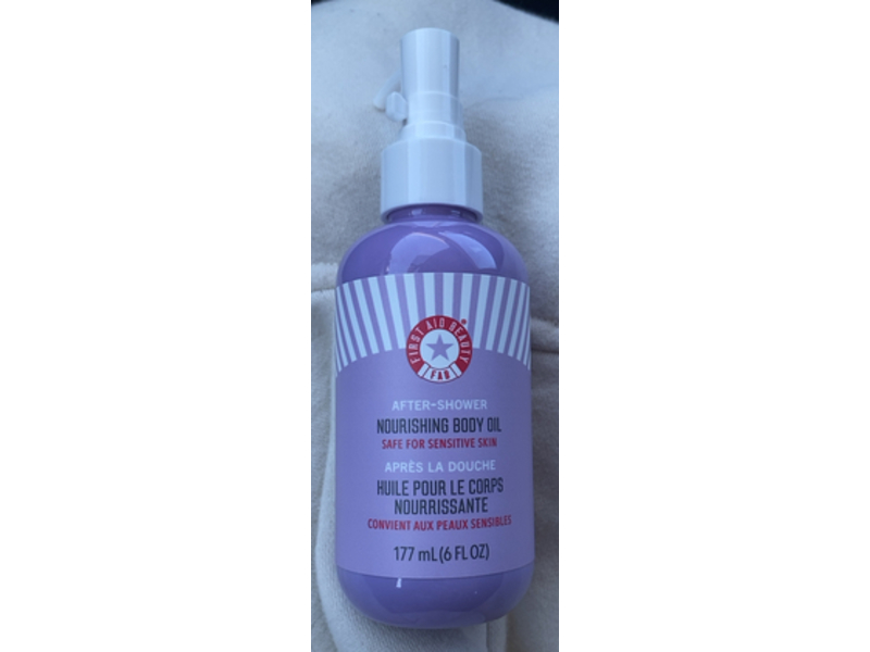 First Aid Beauty After-Shower Nourishing Body Oil, 6 fl oz/177 mL