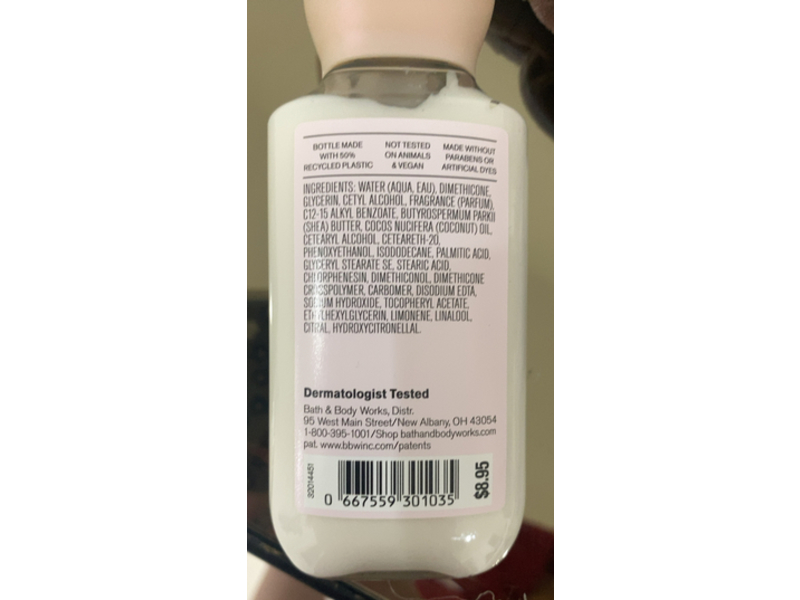 Bath & Body Works Daily Nurishing Body Lotion, Champagne Toast, 3 fl oz/88 mL