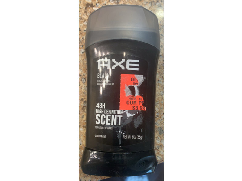 Axe Black Deodorant Stick, Frozen Pear & Cedarwood, 85 g
