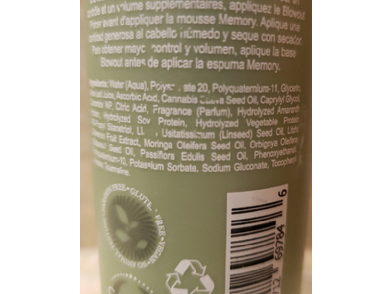 Surface Hair Blowout Memory Foam Hair Mousse, 5 fl oz/147 mL