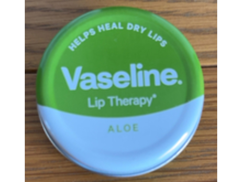 Vaseline Lip Therapy, Aloe, 0.6 oz/17 g, Pack Of 9