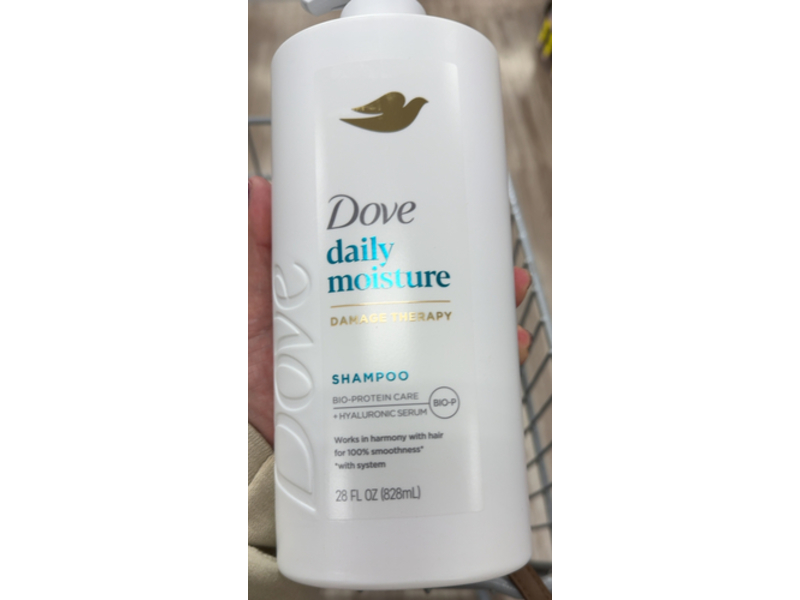 Dove Damage Therapy Daily Moisture Shampoo, 28 fl oz/828 mL