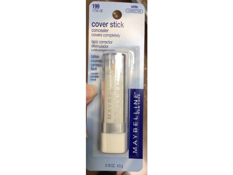 Maybelline Cover Stick Concealer, White, 0.16 oz/4.5 g