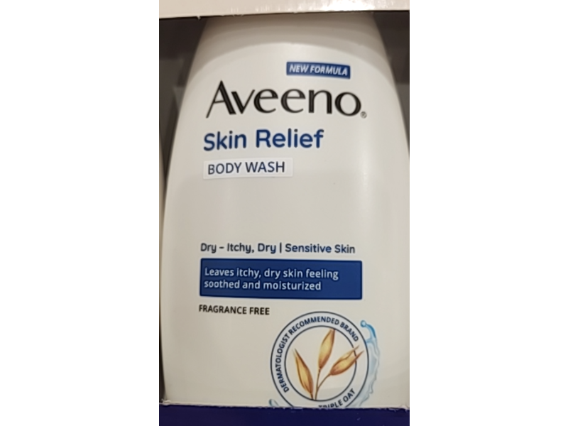 Aveeno Skin Relief Body Wash, 18 fl oz/532 mL, Pack Of 3