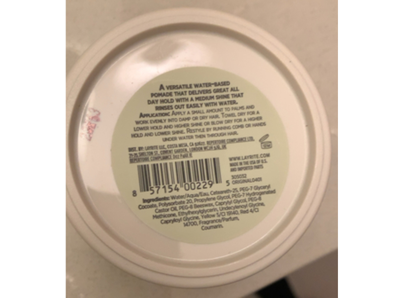 Layrite Original Pomade, 4.2 oz/120 g