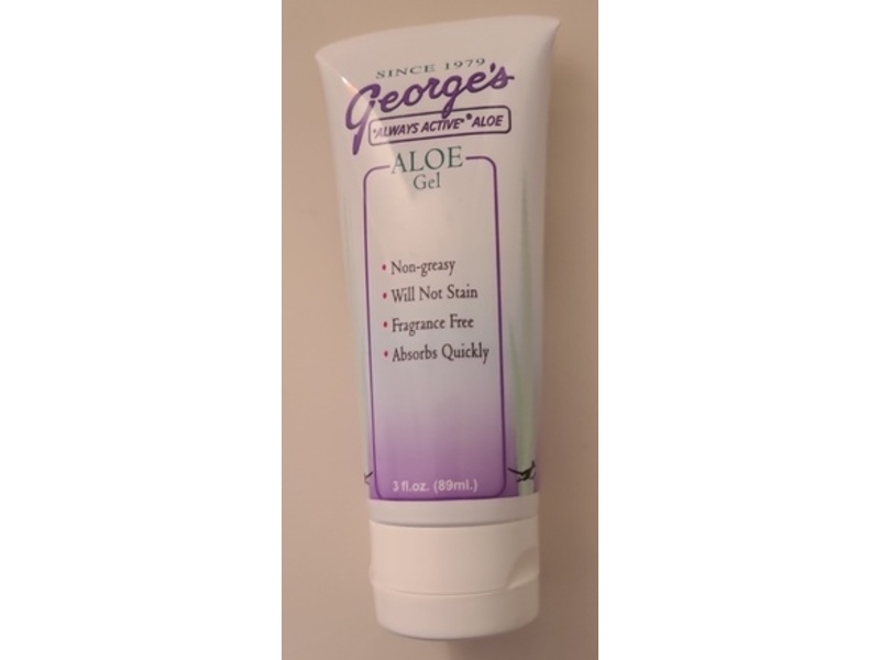 Warren Laboratories George's Gel, Aloe, 3 fl oz/89 mL