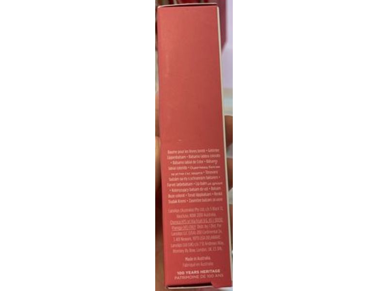 Lanolips Tinted Lip Balm, Rhubarb, 0.44 oz/12.5 g