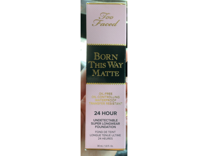 Too Faced Born This Way Matte Longwear Foundation, Light Beige, 0.17 oz