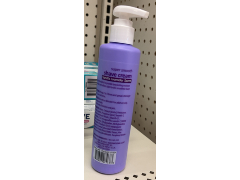 Spa Luxury Super Smooth Shave Cream, Vanilla Lavender Scent, 7 fl oz/207 mL