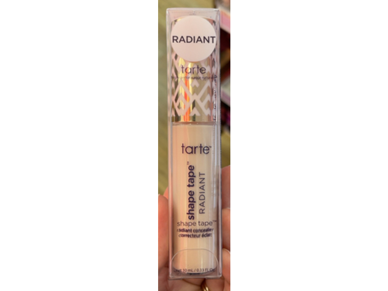 Tarte Shape Tape Radiant Concealer, 8B Porcelain Beige, 0.33 fl oz/10 mL