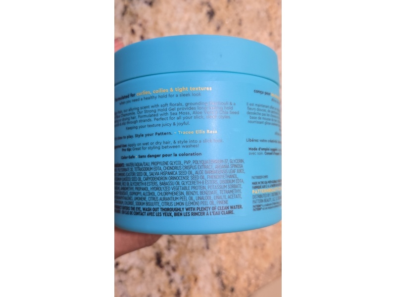 Pattern Strong Hold Gel, Indigo Rain, 15 oz/425 g