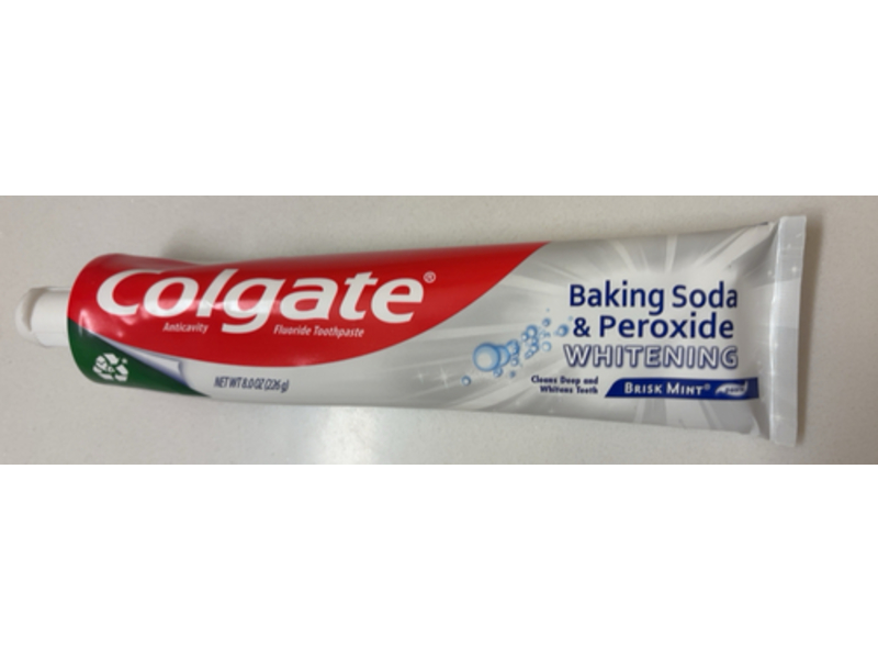 Colgate Toothpaste, Brisk Mint, 8.0 oz/226 g